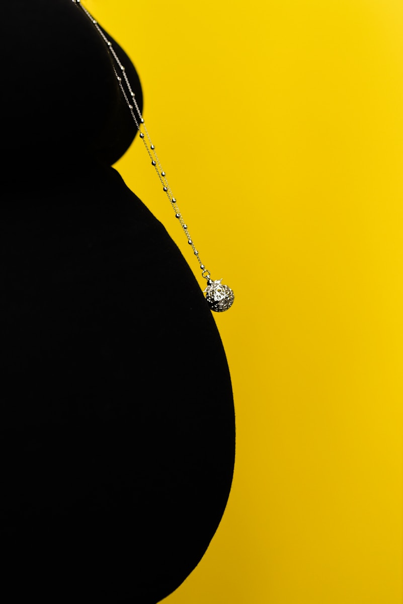 collier chaîne en argent avec pendentif coeur